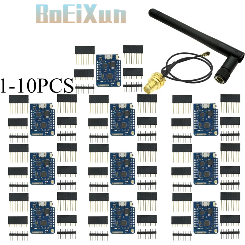 Wemos D1 Mini - 1-10 قطع من لوحة واي فاي
