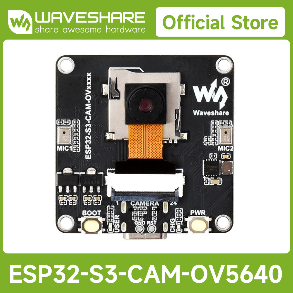 Lolin S3 - لوحة تطوير كاميرا Waveshare ESP32-S3 AIoT،