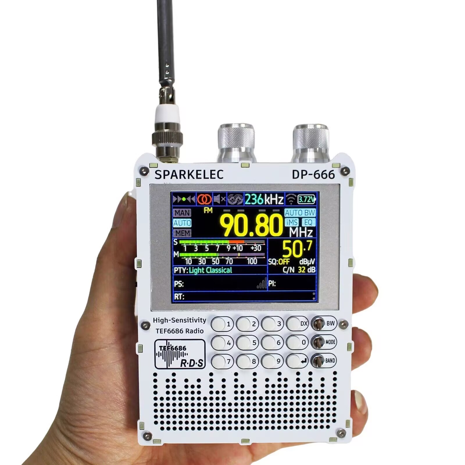 Devkitc - جديد DP-666 TEF6686 راديو حساسية عالية