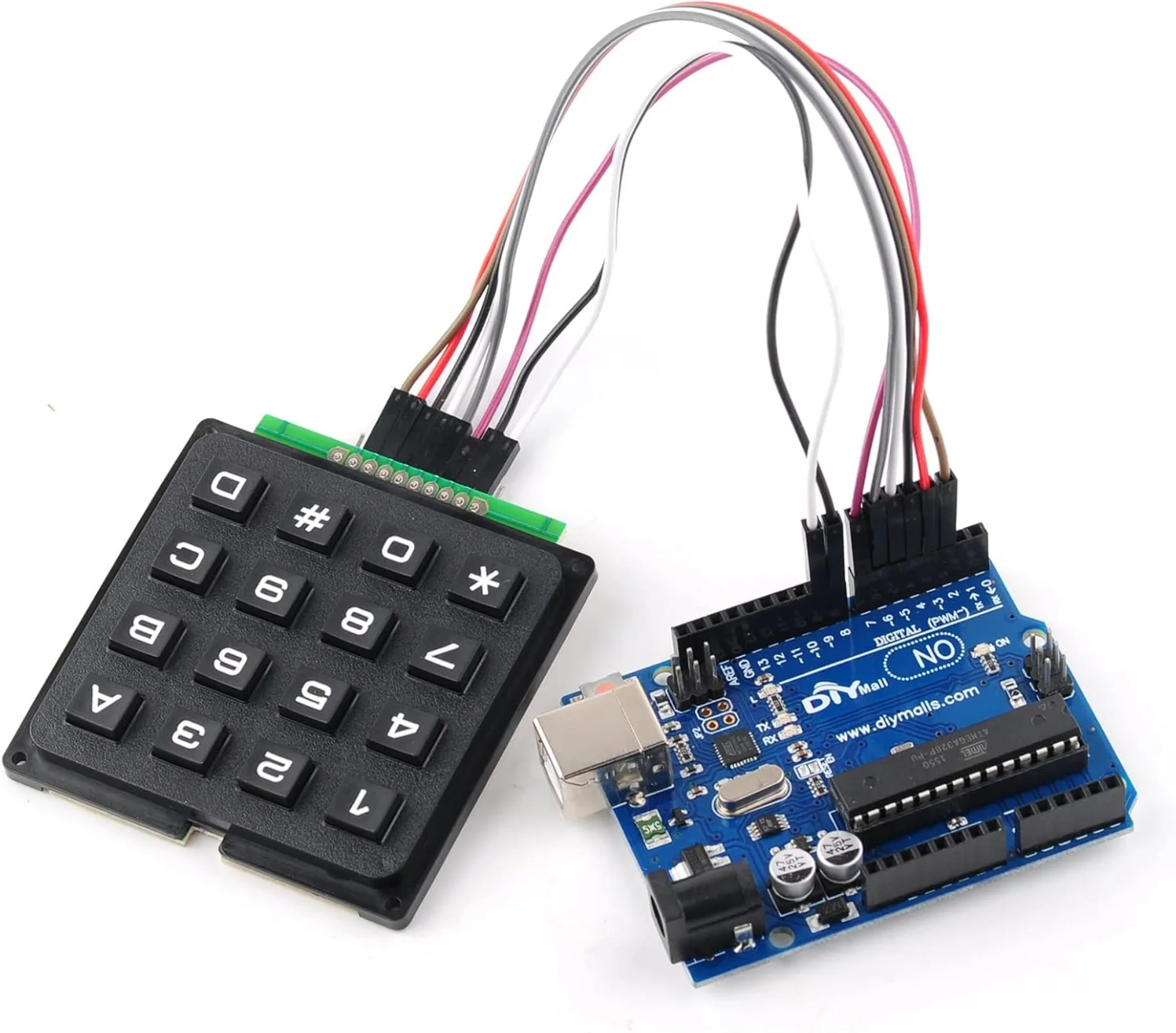 لوحة مفاتيح غشائية مصفوفة 4×4  - مراجعة Doit Esp32 وسعره