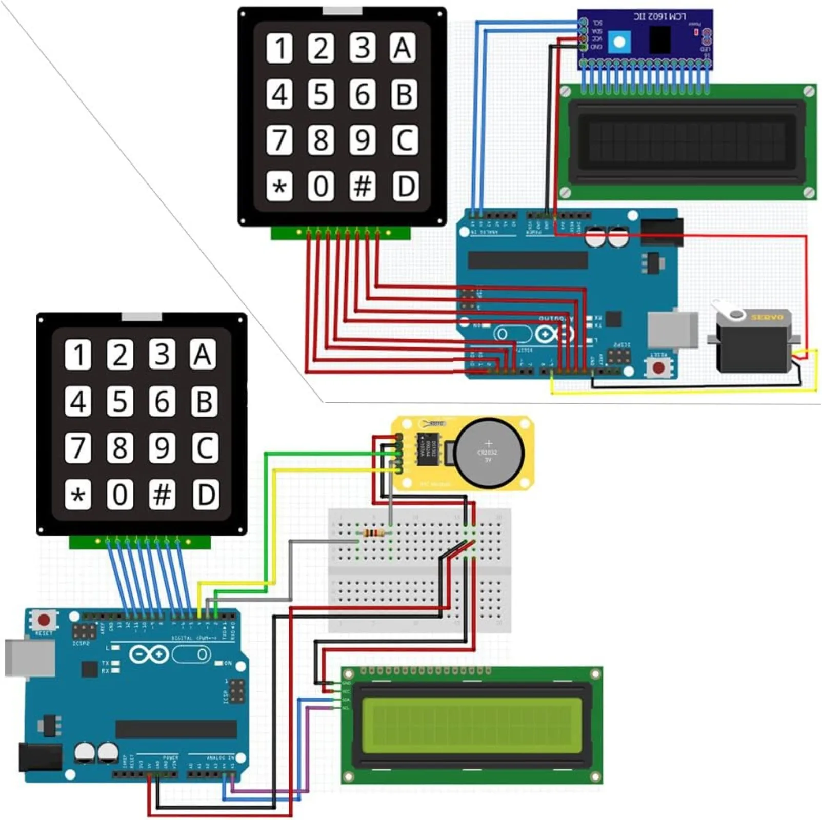 لوحة مفاتيح غشائية مصفوفة 4×4  - مراجعة Doit Esp32 وسعره