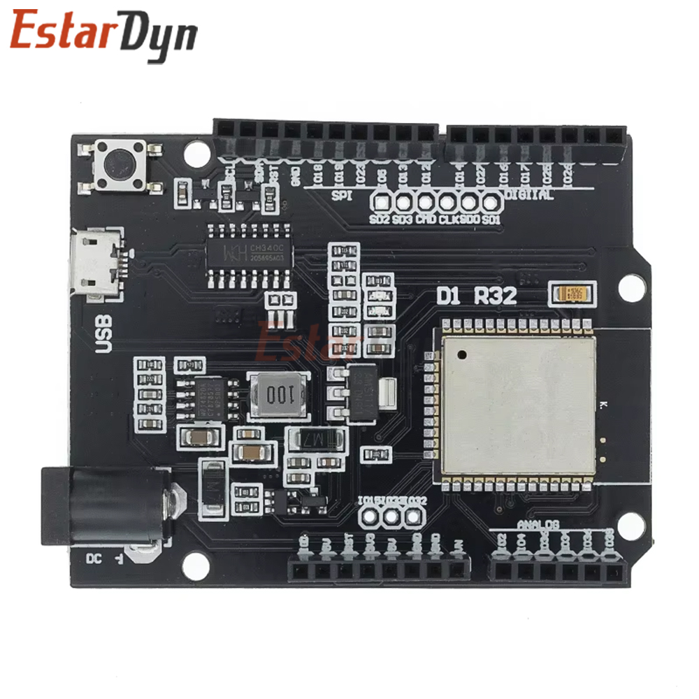 لوحة تطوير ESP32 لـ Wemos D1 M - مراجعة Wemos D1 وسعره