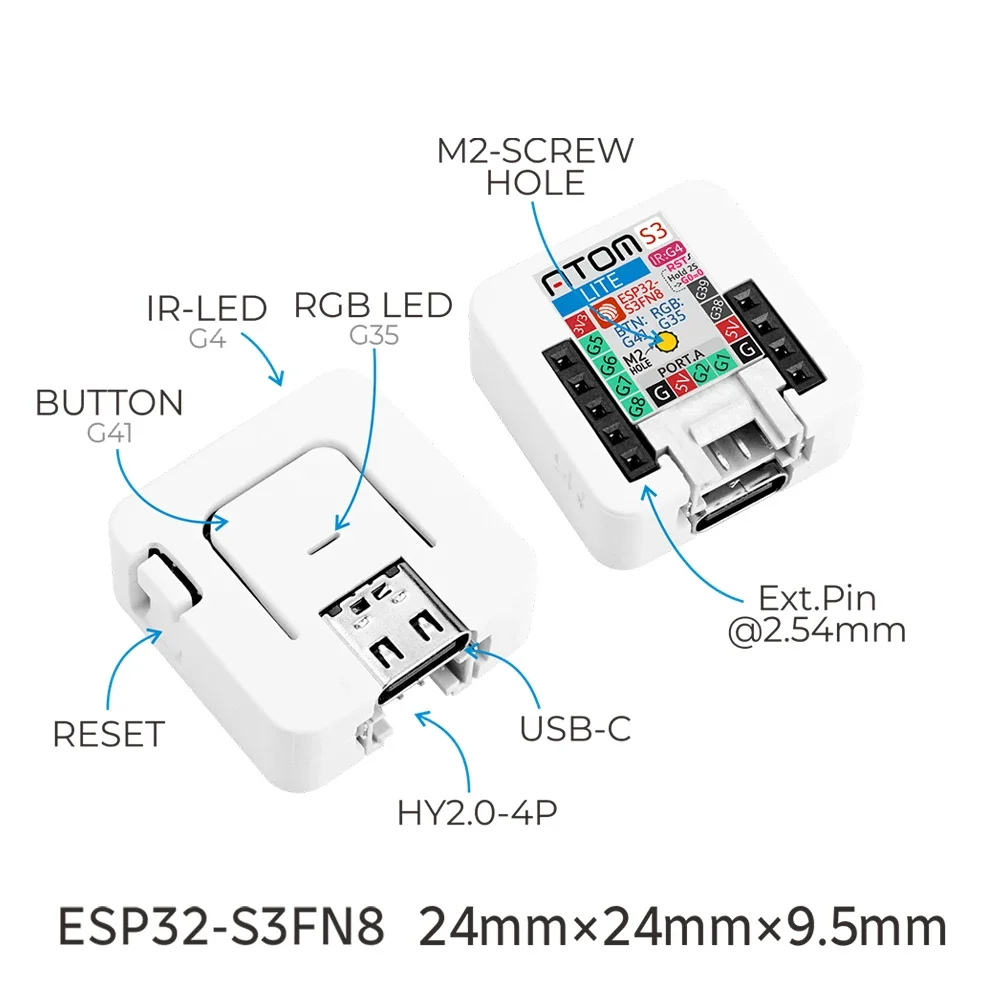 لوحة تطوير M5Stack AtomS3-Lite - مراجعة M5Stack وسعره