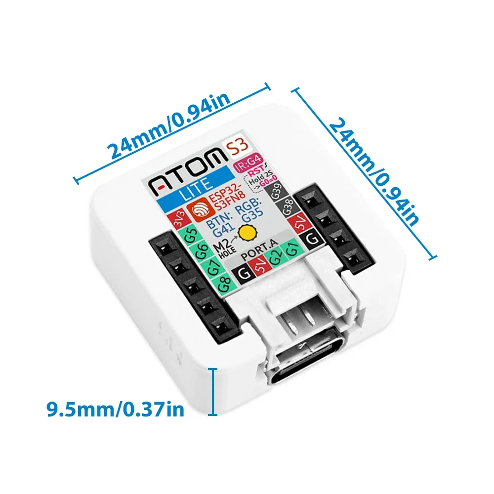 لوحة تطوير M5Stack AtomS3-Lite - مراجعة M5Stack وسعره
