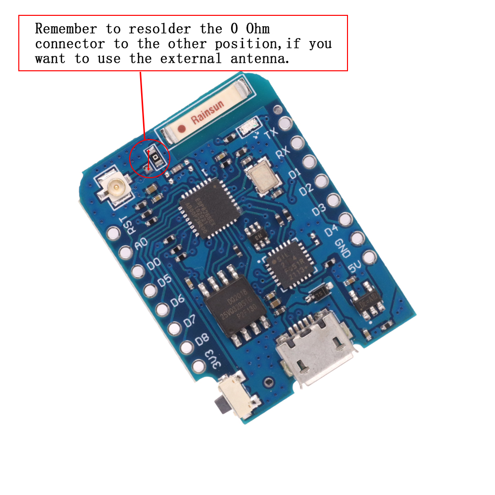 لوحة تطوير WeMos D1 Mini Pro V - مراجعة Wemos D1 وسعره