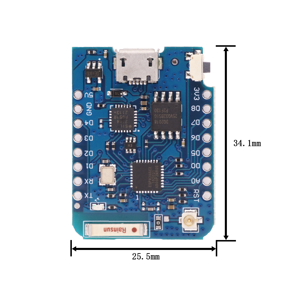لوحة تطوير WeMos D1 Mini Pro V - مراجعة Wemos D1 وسعره