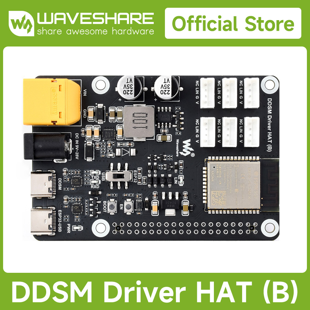 لوحة تحكم محرك سيرفو مباشر من  - مراجعة Waveshare Esp32 وسعره